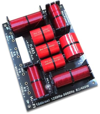Limtula Tweeter De Tweeter Rango Medio Preciso 3 Vías Divisor Frecuencia Rango Medio Separación Altavoz Energía 400W Divisor Frecuencia Auditiva Potencia
