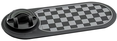 Tappetino antiscivolo | Tappetino organizer per auto | Set disco orario porta cellulare multifunzionale | Ripiano antiscivolo per cruscotto elettronici di navigazione interni di veicoli cami