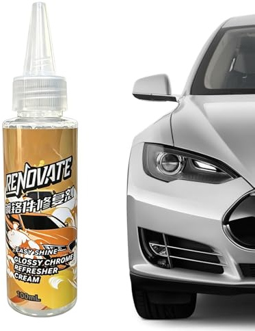 Bil krompolering – rostskydd, rengöringspasta 100 ml, fordon glansvård | ytbehandling, metallglans, restaurering, arrangemang, tillbehör för Sedans, RVs shows