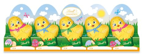 Lindt Schokolade | Mini-Küken | 3 x 50g | Niedliche Schokofiguren aus zarter Vollmilch-Schokolade zum Teilen | Osterdeko | Perfekte Osterschokolade für Kinder & Erwachsene