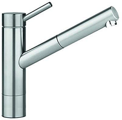 KWC Hebelmischer, Auszugauslauf Inox, edelstahl A 230 mit Sockel, 10.271.303.700FL