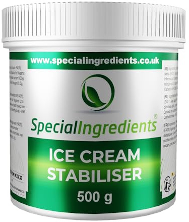 Ice Cream Stabiliser and Improver 500g - Vegan, Non-GMO, Gluten Free – Recyclable Container