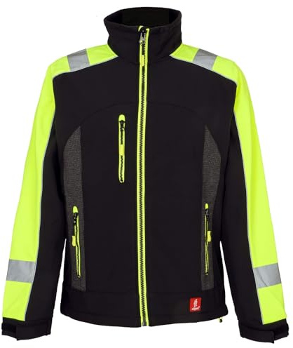 URG Softshell Arbeitsjacke Wasserdicht Winterjacke Warnjacke Fleecefutter (GL-8364)