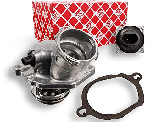 febi bilstein 108755 Thermostat mit Gehäuse, Dichtung und Temperaturschalter, 1 Stück