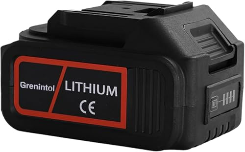 3,0Ah Batteria agli Ioni di Litio – Ricambio Batteria per la Mini Motosega, compatibile con il Caricabatterie Grenintol [Classe di Efficienza Energetica A++] [Classe di efficienza energetica A++]