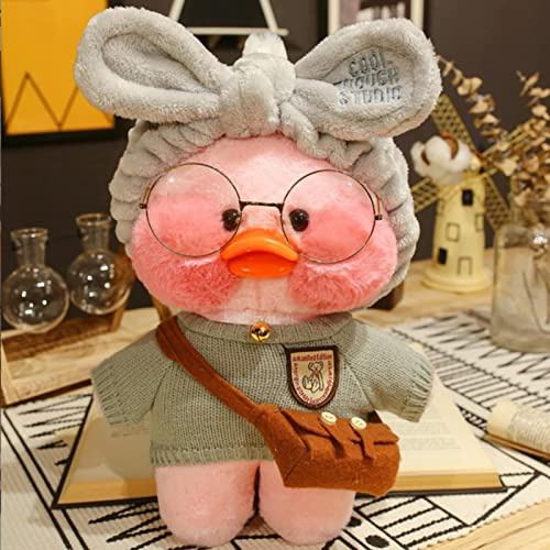 Ente Kuscheltier Plüschpuppe, Niedlich Plüsch Weiche Gelbe Enten Stoffpuppe, Stofftier Spielzeug, Kuschelige Haustier Puppen, Weihnachts Geschenk