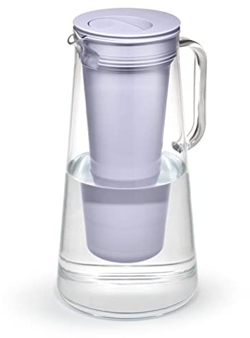 LifeStraw Home – Water Filter Pitcher, 10-Cup, Wisteria, BPA Free Designed for Everyday Protection Against Bacteria, parasites, microplastics, Lead, Mercury, PFAS and a Variety of Chemicals