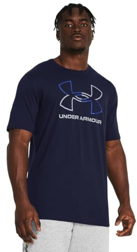 Under Armour Men's Global Foundation Short Sleeve T Shirt, (410) Midnight Navy/Royal/Steel, 4X-Large