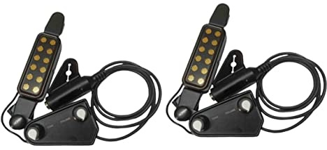 SAFIGLE 2stücke Multi-funktionale Akustikgitarre Pickup Mit Hochsensitiver Tonabnehmer Für Westerngitarre Einfache Installation Gleichmäßiger Langlebig Und Praktisch