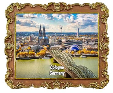 Kühlschrankmagnet Köln Deutschland 3D Reise Souvenir Kühlschrank Dekoration Magnetaufkleber Basteln Kollektion