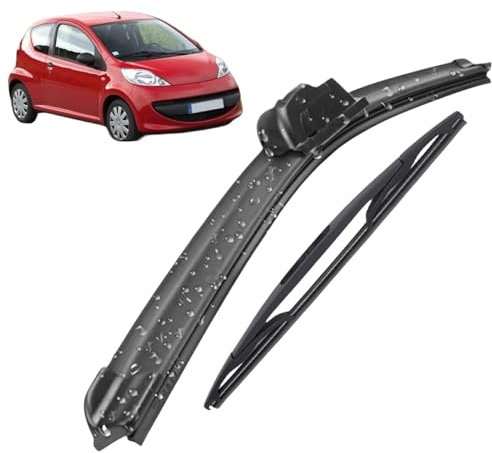 IONZS Auto Scheibenwischer Vorne für Toyota Aygo AB10 2005-2014 26 + 12,Wischerarm Wischerblatt Ersatz,Wischerblätter Set für Frontscheibe