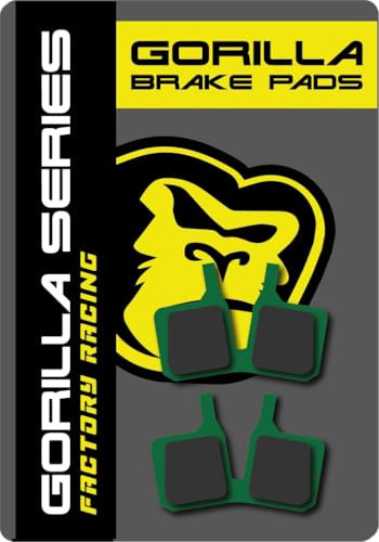 Gorilla Brakes Factory Racing Compound Bicycle Brake Pads for Magura MT5, ESTOP MT7 PRO, MT1893 Anniversary Edition CT5, and MT Thirty Disc Brake Calipers