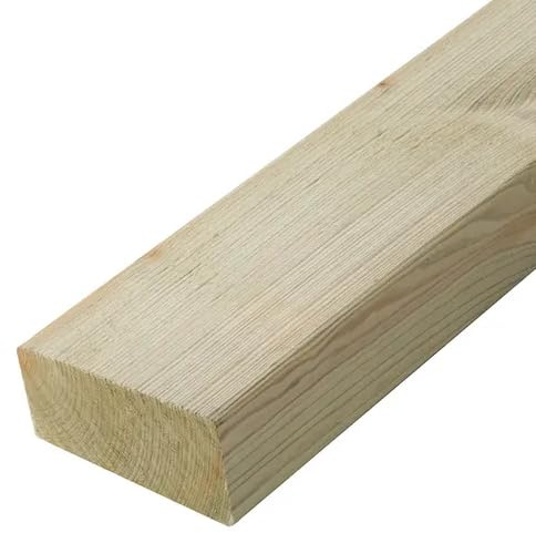 4x2 (100 x 47mm) Treated Timber Wood Outdoor Wood Battens Garden Trellis Fence Fencing Roof Roofing Tile 4 x 2 4x2 (4, 60cm)