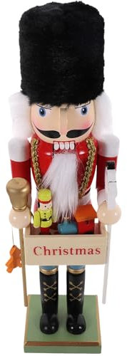 Amosfun Casse-Noisette De Noël Babiole Décor De Noël Casse-Noisette Casse-Noix Grandes Boules De Noël Ornements Décoration De Casse-Noisette Tapis Joyeux Noel Soldat Jouets Chiffre Peluche
