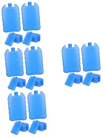 Cabilock Caja Congeladora De Cadena De Frío. Fabricante De Hielo En Pepitas Fabricante De Hielo Claro Enfriador De Aire Enfriador De Bebidas Caja De Refrigeración Blue 10 Piezas*4
