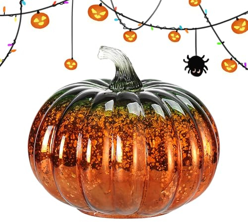 Kürbis - Halloween LED Lampe Kürbis, Halloween LED Lampe Schreibtischlicht,Ambient Lighting Decorations Tabellen Zentren for Thanksgiving Indoor Schlaf Garten Porch Outdoor Party