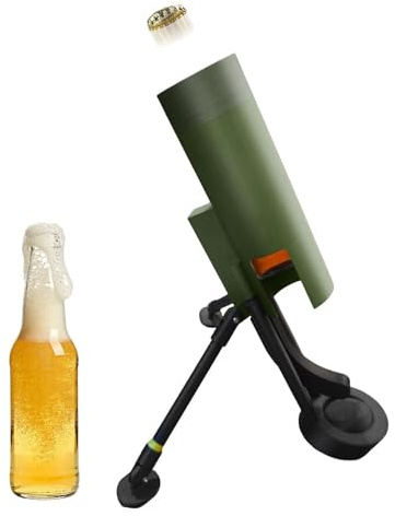 Mortaio Stappa Birra, Apribottiglie Birra Design, Apri Bottiglia Spara Tappo, Divertente Apribottiglie A Mortaio, Mani Libere, Decorazione Per Casa, Feste, Bar E Scrivania