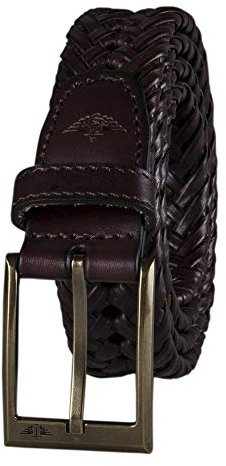 Dockers Men's 30mm Glazed Top Braided Belt,Tan,34