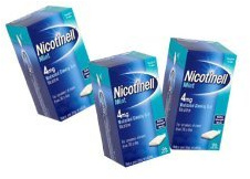 Nicotinell Mint 4mg Medicated Chewing Gum 96 Pieces - Pack of 3
