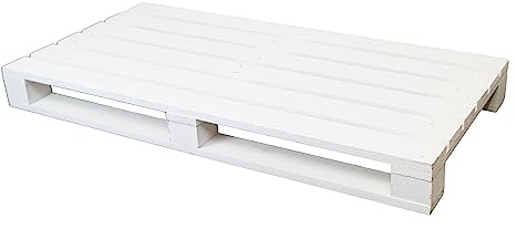 Kistenkolli gammal land palett ca 120 x 60 x 13 cm – vit/shabby/vintage/möbelkonstruktion – lager – vinlådor – äppellåda – fruktlåda
