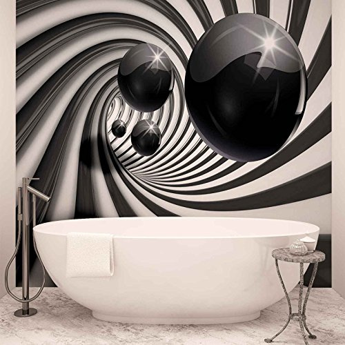 Forwall Vlies Fototapete Abstrakt 208x146 cm Wirbel | Hochwertige Vliestapete, für Wohnzimmer Schlafzimmer, Vliestapete Wandtapete Tapete 3D Effekt- inkl. Kleister