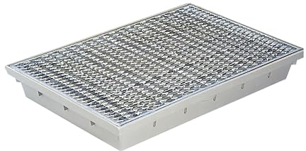 MEA SMC Einbaumatte 60x40x8 cm mit Streckmetallgitter