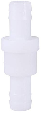 Kraftstoff Rückschlagventil, 12mm Inline Straight Kunststoff Rückschlagventil Schlauch Barb Rückkehr für Wasser Kraftstoff Gas Flüssigkeit Luft