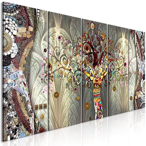 murando - Acrylglasbild Heimdekoration Glasbild, 150x60 cm, 5-teilig | Hochwertige Leinwand, sofort aufhängbar, ideal fürs Wohn- oder Schlafzimmer, wasserfest und lichtecht, langlebig, stilvoll
