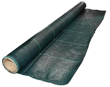 Maillestore - Agrotextil Antihierbas | Bloquea Luz y Malezas | Permeable al Agua y Aire | Fácil de Instalar para Jardines y Parterres | 130gr/m², 4.20m x 100m, Verde