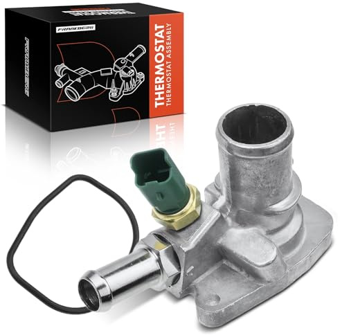 Frankberg Alloggiamento del termostato con guarnizione 55202371 | Compatibile con: Ypsilon 312, 169, 500 C 312_, KA RU8, 500 312_, Ypsilon 843, Van 169