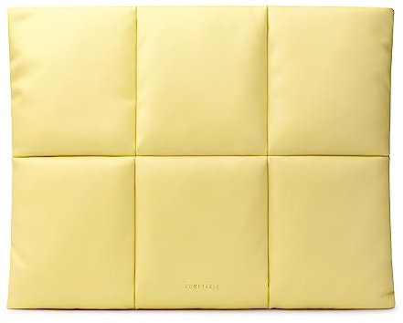 Comfyable Puffy Laptophülle für Damen 13 Zoll 14 Zoll Kissenhülle, kompatibel mit MacBook Air M4 2025 M3 M2 M1, MacBook Pro 13 in 14 Zoll M4 2024 M3 M2 M1, PU-Lederbezug