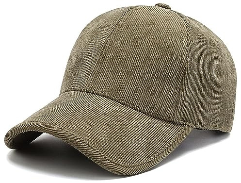 Basecap Herren Armeegrüne Cord-Baseballmütze Für Herren, Sommer-Damen-Kappe, Snapback-Hip-Hop-Kappen, Knochen-Trucker-Hüte, Armeegrün, 56–60 cm