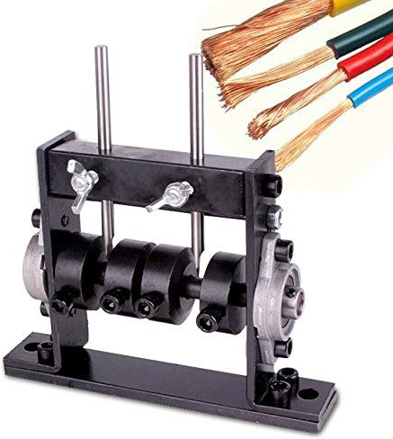 Pelador de Cobre para Reciclaje de chatarra, máquina peladora de Cables, pelador Manual de Cables de Acero con un diámetro de 1-20 mm (2 Cuchillas)