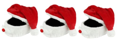 CHILDWEET Weihnachtsmützen-Helm-Abdeckung Für Weihnachtsmütze Aus Polyestermaterial Bequem Wiederverwendbar