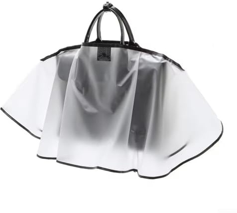 Housse de pluie pour sac à main, imperméable, matériau EVA transparent, pour protéger les sacs (carré)