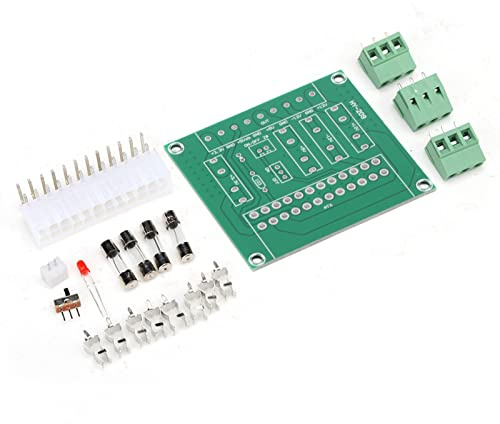 24 20Pin ATX Power Supply Board Modul Computer Splitter Modul für Desktop PC kompatibel mit ATX BTX Typen vierfache Sicherung Stabiler Leistung