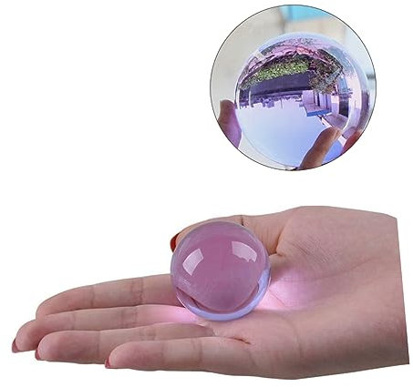 TOPBATHY Palla Trasparente da Sfere per Fotografia e Meditazione Imperfezioni per Decorazioni e Costumi Accessorio per Ufficio e Casa