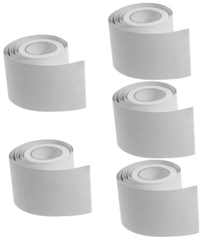 SHINEOFI 10rolls Easy Install Peel and Stick Skirting Board Molding Trim Flexible Wall Molding Stick Adhesive