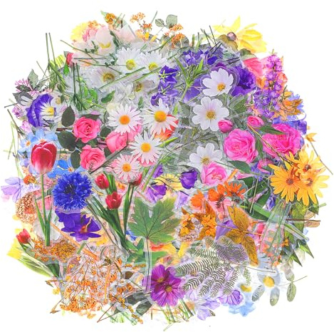320 Stück Aufkleber Blumen Sticker Blumen Scrapbooking Aufkleber Pflanzen Dekorative Aufklebers Vintage Wasserfeste Aufklebers Transparent Blumenaufkleber Stickers für Fotoalbum DIY Tagebücher Karten