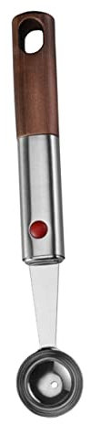 FUNOMOCYA Cucchiaio Per Palline Di Melone in Acciaio Inossidabile Utensile Da Cucina Ergonomico Scavino Versatile Per Frutta e Gelato Antiruggine e Facile Da Pulire