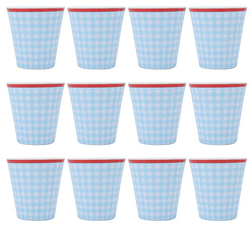 CHEOTIME Taza de agua Taza de melamina suave Juego de vajilla estilo taza de cerámica Diseño liviano para restaurantes Escuelas Cocinas Uso diario de bebidas