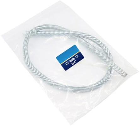 Tidevib Set di piegatubi a molla da 101 cm per piegatura di precisione, 6 misure (da 1/4 a 3/4 pollici) per tubi in rame, alluminio e acciaio a parete sottile