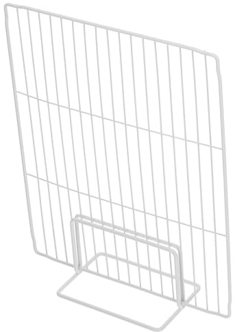 VANZACK Divisor de Malla Metálica para Congelador y Refrigerador, Estante Organizador Compacto de 28x36 Cm, Separador Resistente para Supermercado y Heladería, Maximiza Almacenamiento