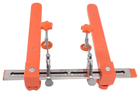 Garosa Lådas Slide Installation Jig Kit Justerbart Rostfritt Stål 0 Till 4 Cm Spännområde Idealisk för Skåpmakare och Gör-det-själv-entusiaster