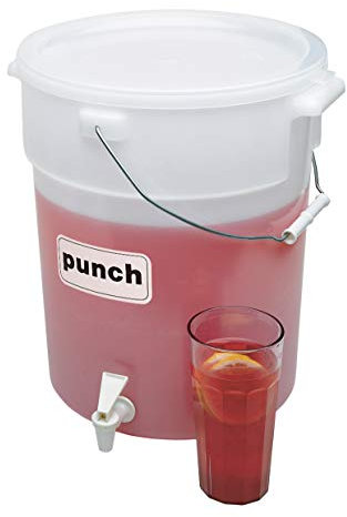 Cambro DSPR6148 SIX-GALLON (22,7 L) BEVERAGE DISPENSER, White, 22 Quart Case of 1