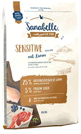 Sanabelle Sensitive Lamm Katzenfutter, 1er Pack (1 x 10 kg)