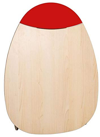 Klappbarer Holzwickeltisch OWO2.0 zur Wandmontage von Timkid (Rot)