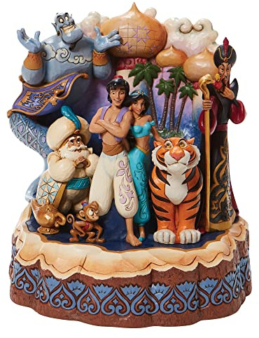 Enesco Disney Traditions Figur Aladdin A Wondrous, Violett, 7.67 in H x 6.45 in W x 6.77 in L