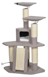 Ebi, Kratzbaum Nagano 66 x 66 x 134 cm, Braun, Katze, Braun