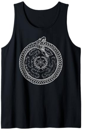 Hecate's Wheel Ouroboros Goddess Hekate Pagan Witch Symbol Tank Top